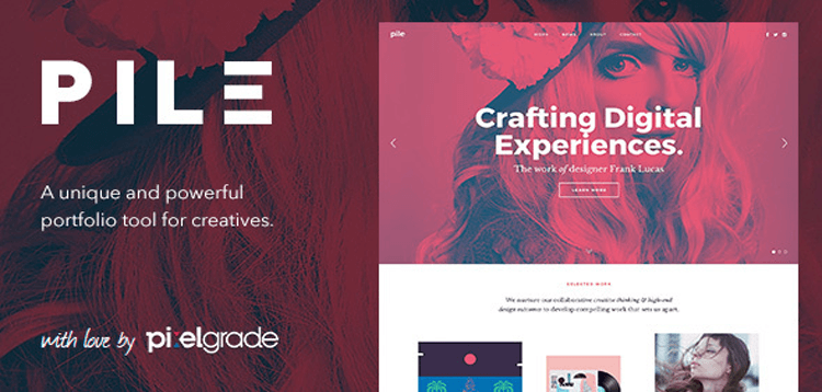 Item cover for download PILE - An Uncoventional WordPress Portfolio Theme