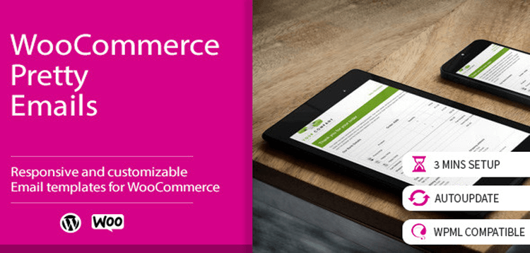 Item cover for download WooCommerce Pretty Emails