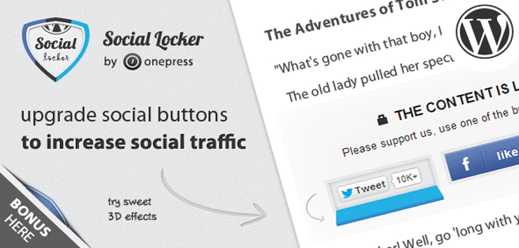 Item cover for download Social Locker for Wordpress