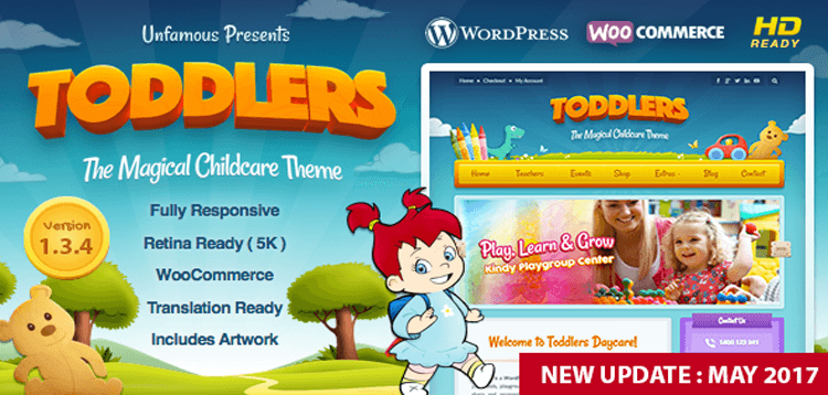 Item cover for download Toddlers - Kids, Child Care  Playgroup WordPress Theme