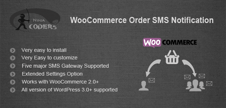 Item cover for download WooCommerce Order SMS Notification
