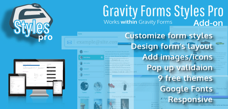 Item cover for download Gravity Forms Styles Pro Add-on