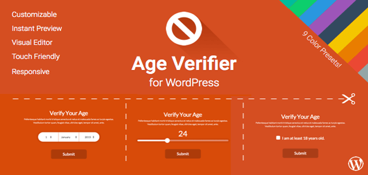 Item cover for download Age Verifier for WordPress