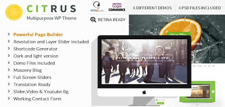 Item cover for download Citrus - One Page Multi-Purpose Theme