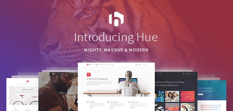 Item cover for download Hue - A Mighty, Massive  Modern All-Encompassing Multipurpose Theme