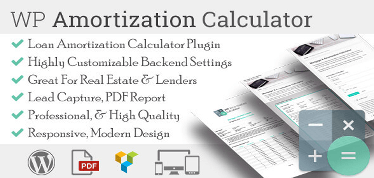Item cover for download WP Amortization Calculator