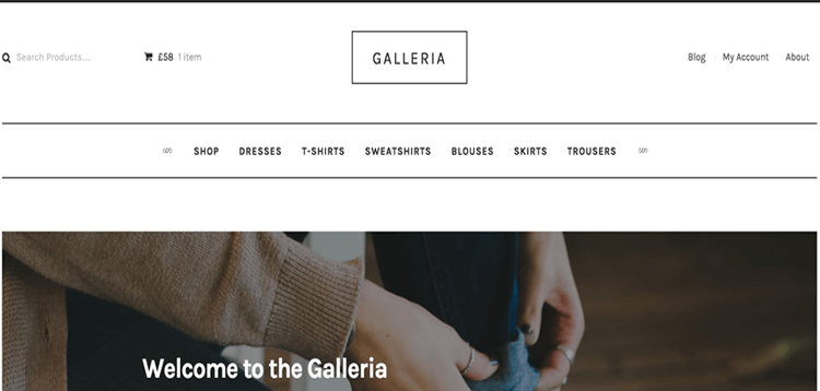 Item cover for download WooThemes Galleria Storefront Child Theme