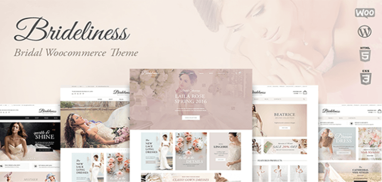 Item cover for download Brideliness - Wedding Shop WordPress WooCommerce Theme