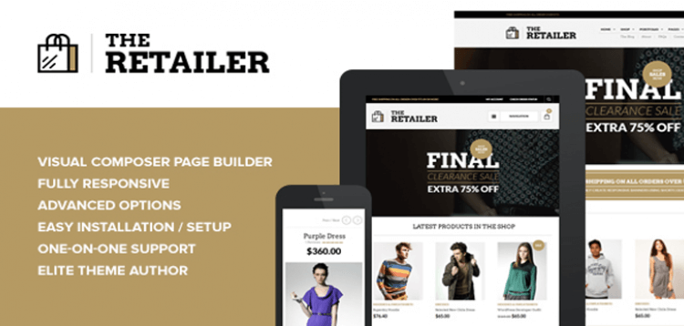 Item cover for download The Retailer - Responsive WordPress Theme