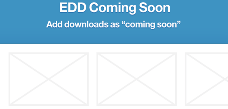 Item cover for download Easy Digital Downloads Coming Soon WordPress Plugin