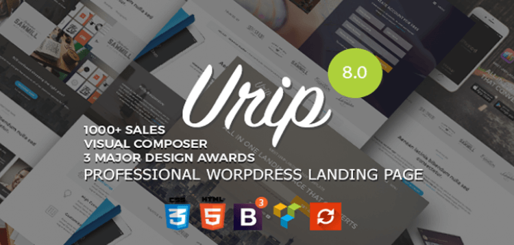 Item cover for download Urip - Professional WordPress Landing Page
