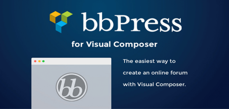 Item cover for download bbPress for Visual Composer