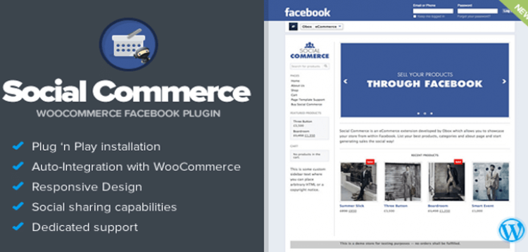 Item cover for download Social Commerce - WooCommerce Facebook Tab