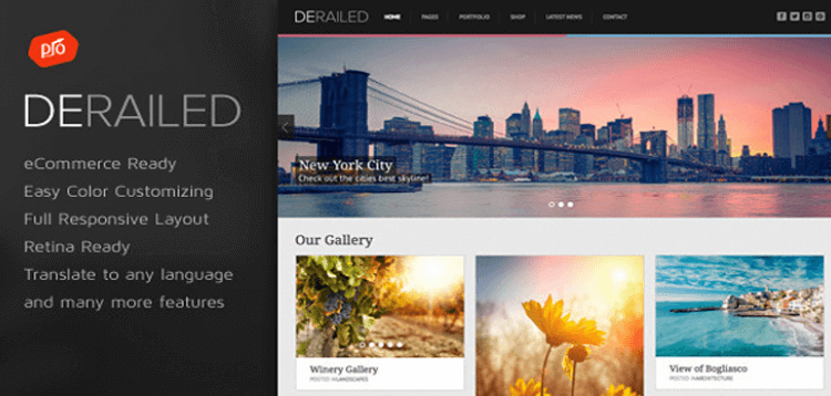 Item cover for download DeRailed - Photography  Portfolio Theme