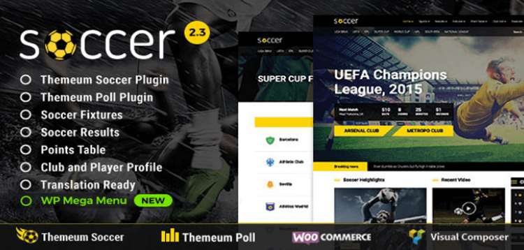 Item cover for download WP Soccer for Sports – Soccer, Football, Sport WordPress Theme