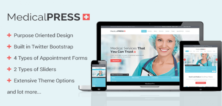 Item cover for download MedicalPress - Health and Medical WordPress Theme