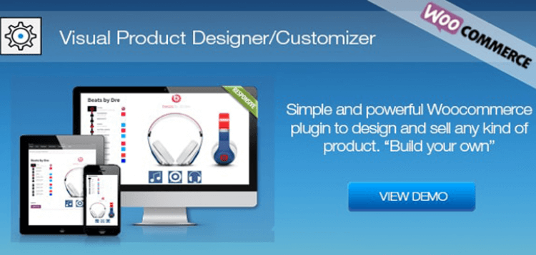 Item cover for download Visual Product Designer/Customizer for Woocommerce - Build Your Own