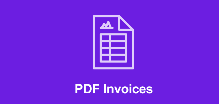 Item cover for download Easy Digital Downloads PDF Invoices Addon