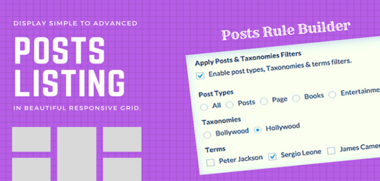 Item cover for download Advanced Posts Grid for Wordpress