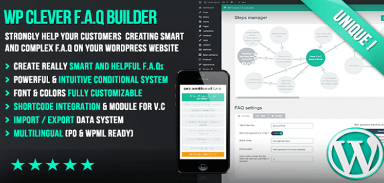 Item cover for download WP Clever FAQ Builder - Smart support tool for Wordpress