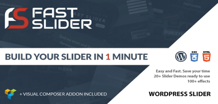 Item cover for download Fast Slider - Easy and Fast - Slider Plugin for Wordpress