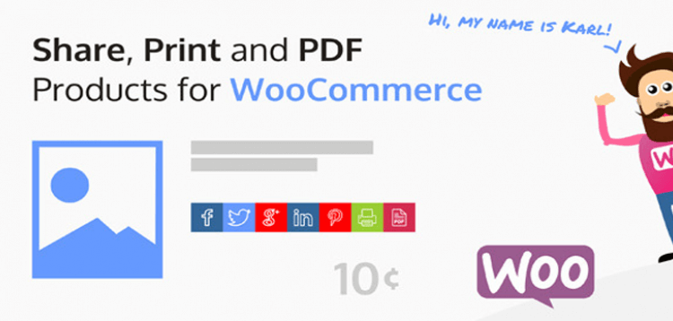 Item cover for download Share, Print and PDF Products for WooCommerce