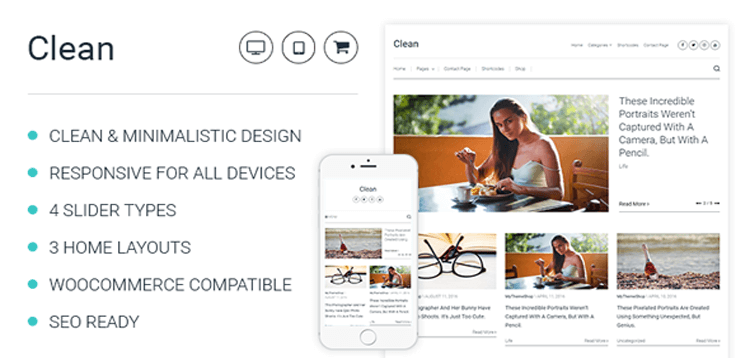 Item cover for download MyThemeShop Clean – Minimalistic WordPress Theme For Professional Bloggers