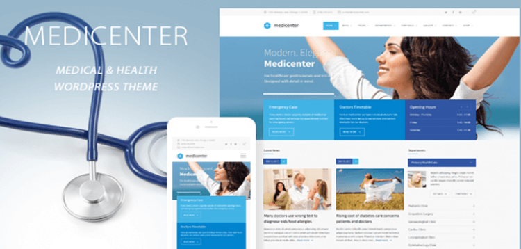 Item cover for download MediCenter - Responsive Medical WordPress Theme