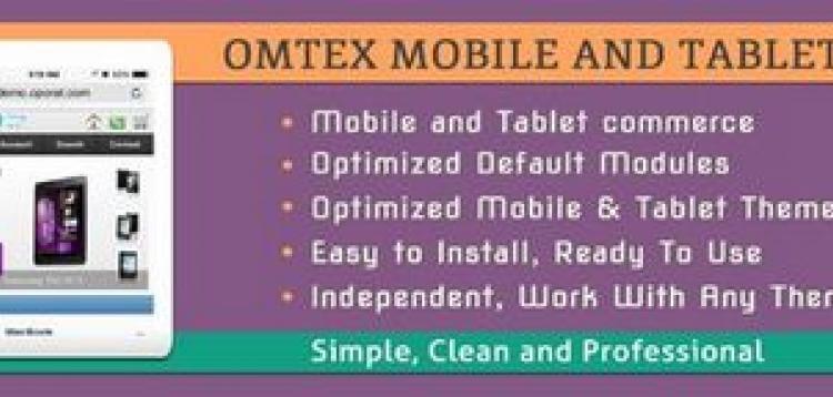 Item cover for download Omtex - Mobile and Tablet Version (OC 2.0.X, 1.5.X)