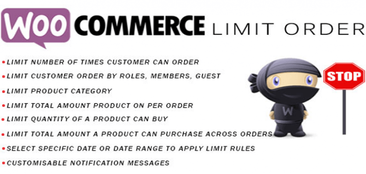 Item cover for download Woocommerce Limit Order