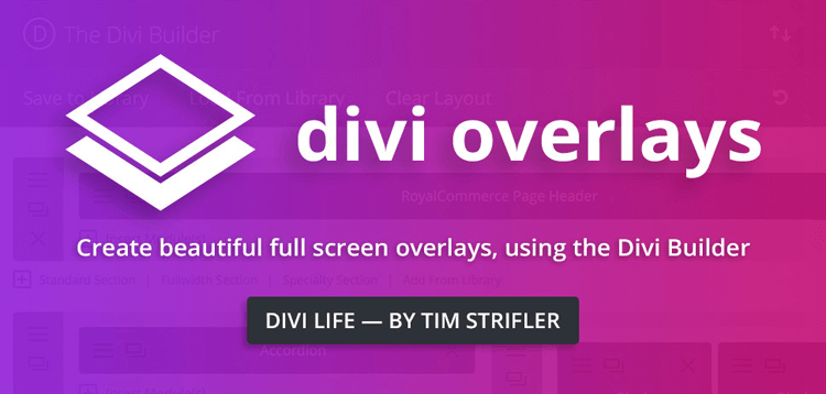 Item cover for download Divi Overlays | Create Overlays, Popups, or Modals with the Divi Builder