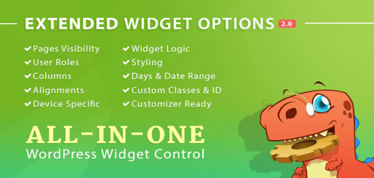 Item cover for download Extended Widget Options – All-in-One WordPress Widget Control
