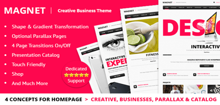 Item cover for download MAGNET - Creative Business WordPress Theme