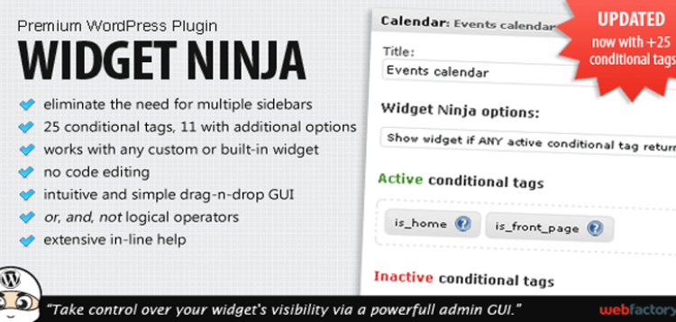 Item cover for download Widget Ninja – Ultimate Widget Controller