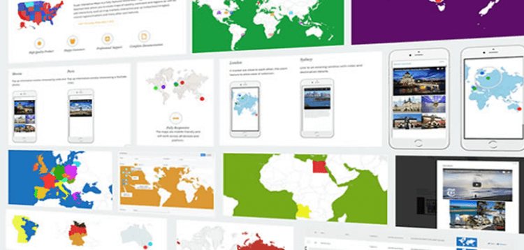 Item cover for download Super Interactive Maps for WordPress