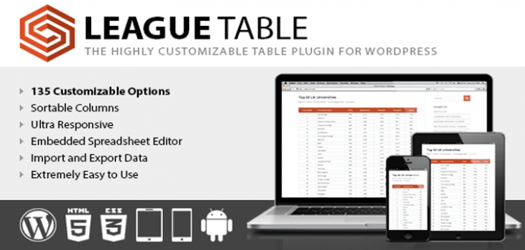 Item cover for download CodeCanyon - League Table