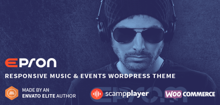 Item cover for download Epron - Responsive Music  Events WordPress Theme