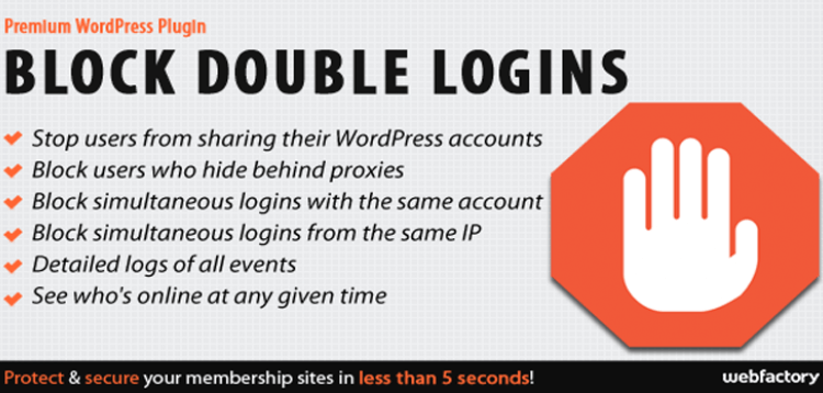Item cover for download Block Double Logins - Protect Your Membership Site