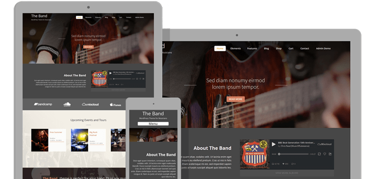 Item cover for download AIT - Band WordPress Theme