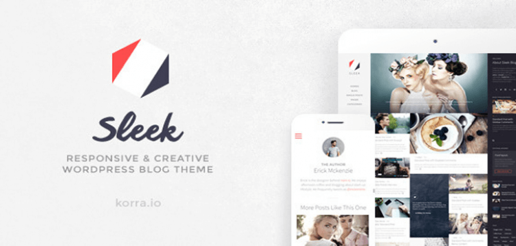 Item cover for download Sleek | Responsive  Creative WordPress Blog Theme