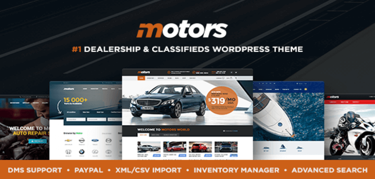 Item cover for download Motors ­- Automotive, Car Dealership, Car Rental, Vehicle, Bikes, Classified Listing WordPress Theme