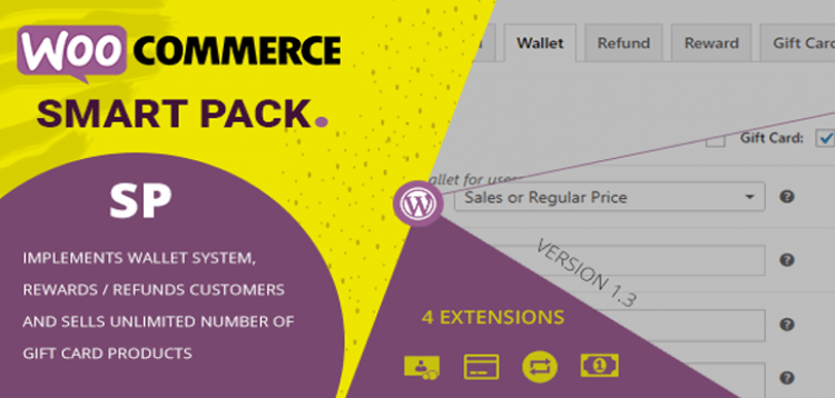 Item cover for download WooCommerce Smart Pack - Gift Card, Wallet, Refund & Reward