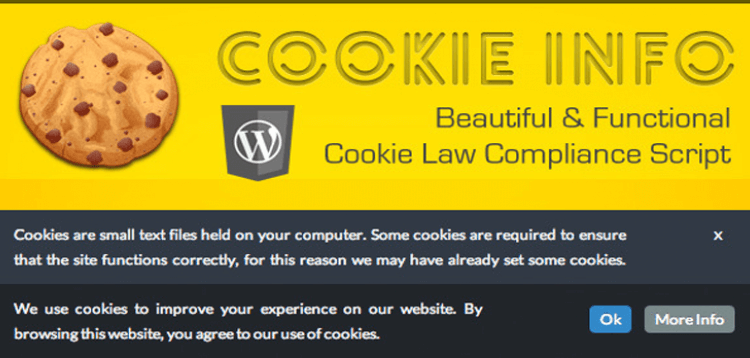 Item cover for download Cookie Info WP - Cookie Law Compliance Script