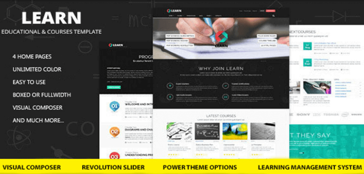 Item cover for download Learn - Education, eLearning WordPress Theme