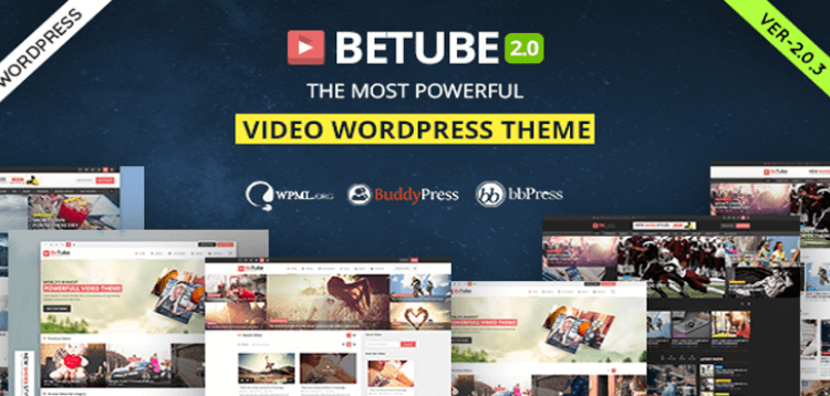 Item cover for download Betube Video WordPress Theme