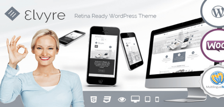 Item cover for download Elvyre – Retina Ready Wordpress Theme