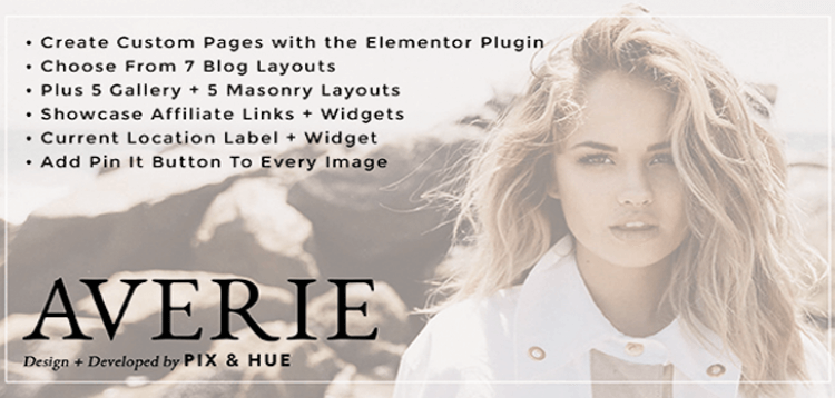 Item cover for download Averie - A Blog  Shop Theme
