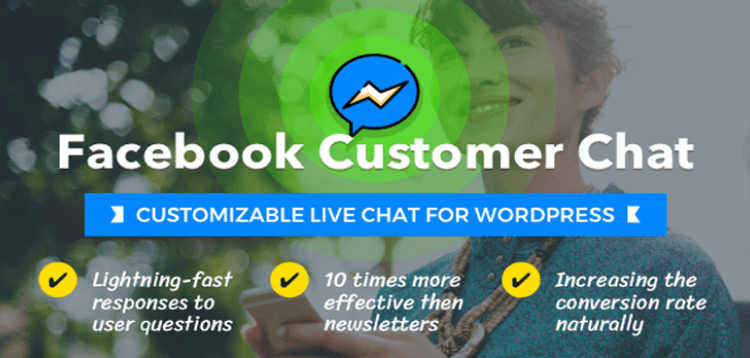 Item cover for download Facebook Customer Chat - Customizable Live Chat for WordPress