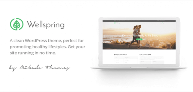 Item cover for download Wellspring - A Health, Lifestyle  Wellness Theme
