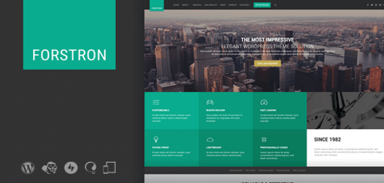 Item cover for download Forstron - Legal Business WordPress Theme
